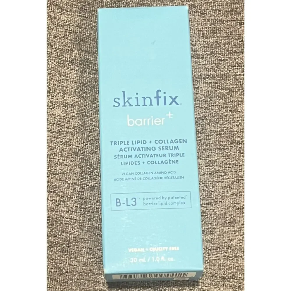 Skinfix Barrier+ Triple Lipid + Collagen Activating Serum 1 Oz /30 mL New In Box